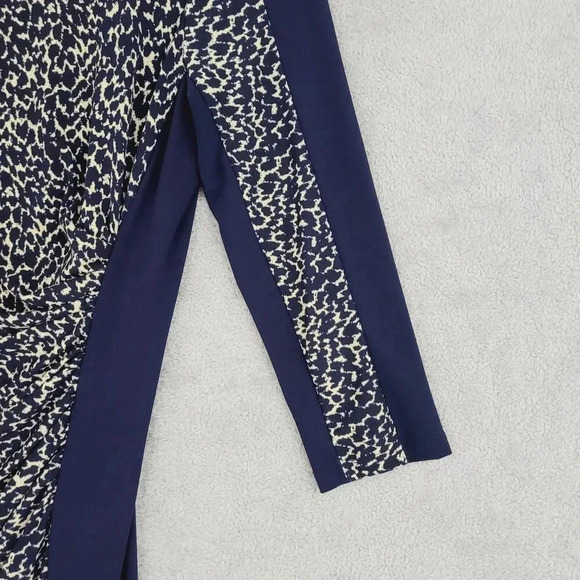 Lauren Ralph Lauren Womens Sheath Midi Dress  Abstract Print Size 12  11CT - Picture 8 of 9